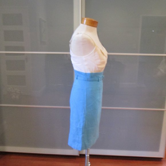 Trina Turk Belted Pencil Color Block Sundress - Picture 5 of 7